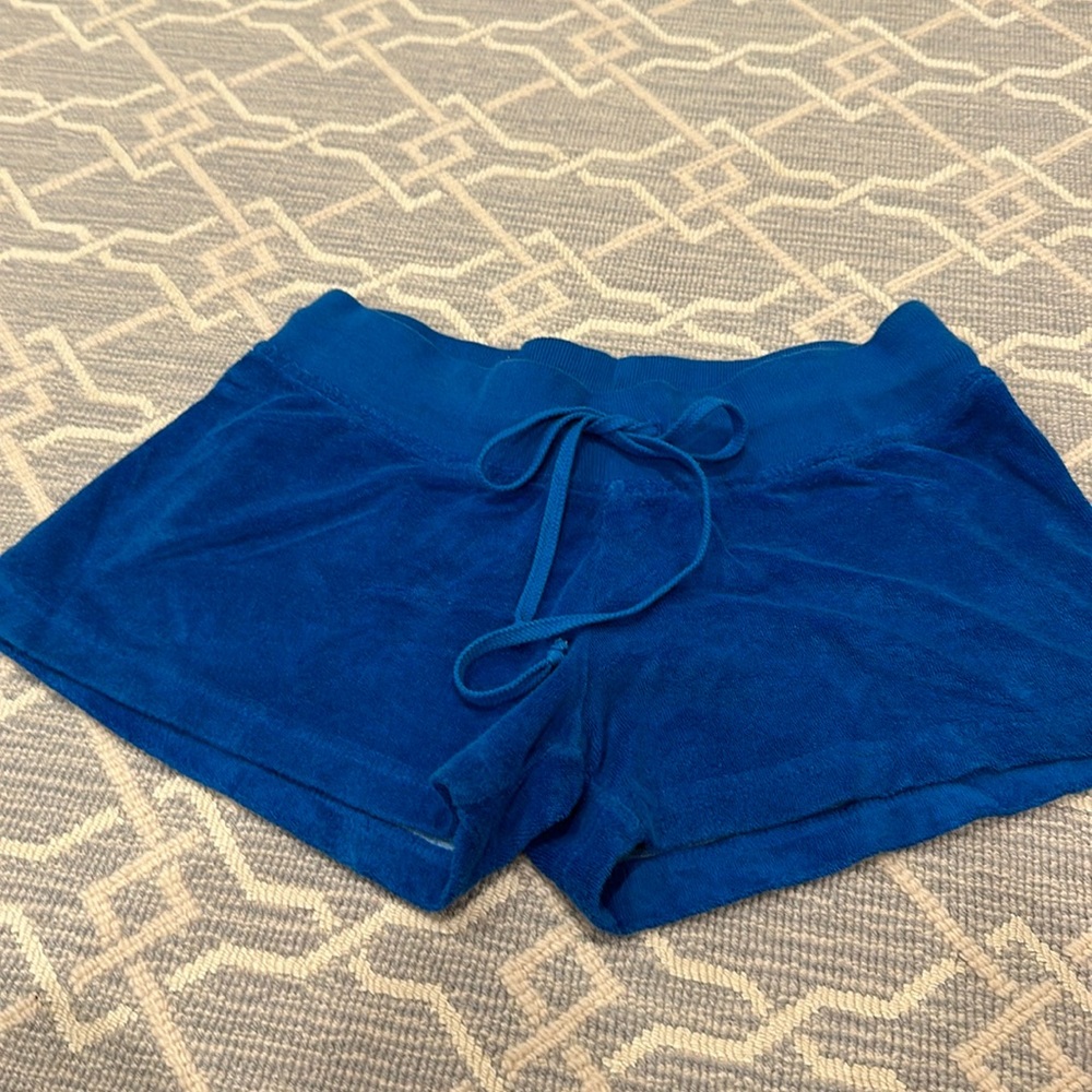 Terry cloth short shorts